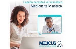 Medicos de Medicus atienden por video