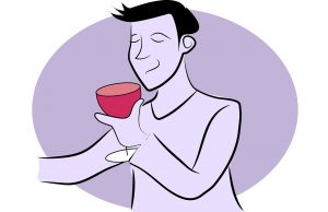 Consumo de alcohol: la pandemia agravó  un problema que Argentina ya padecía Persona tomando una copa de vino