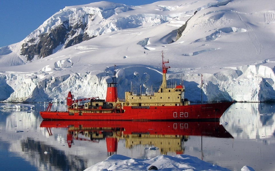 Una campaña oceanográfica en la Antártida.