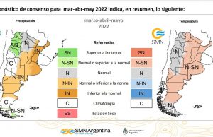 ¿Qué clima tendrá la Argentina en los próximos meses? EL SMN mostró su pronóstico para el segundo trimestre del 2022.