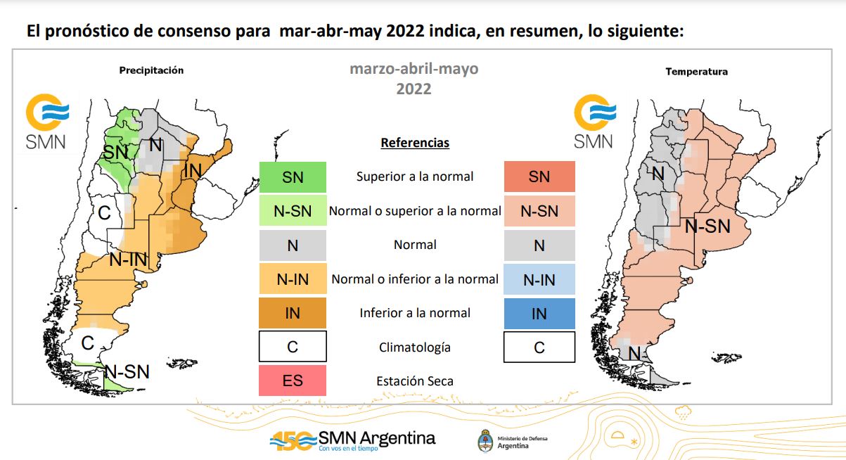 EL SMN mostró su pronóstico para el segundo trimestre del 2022.